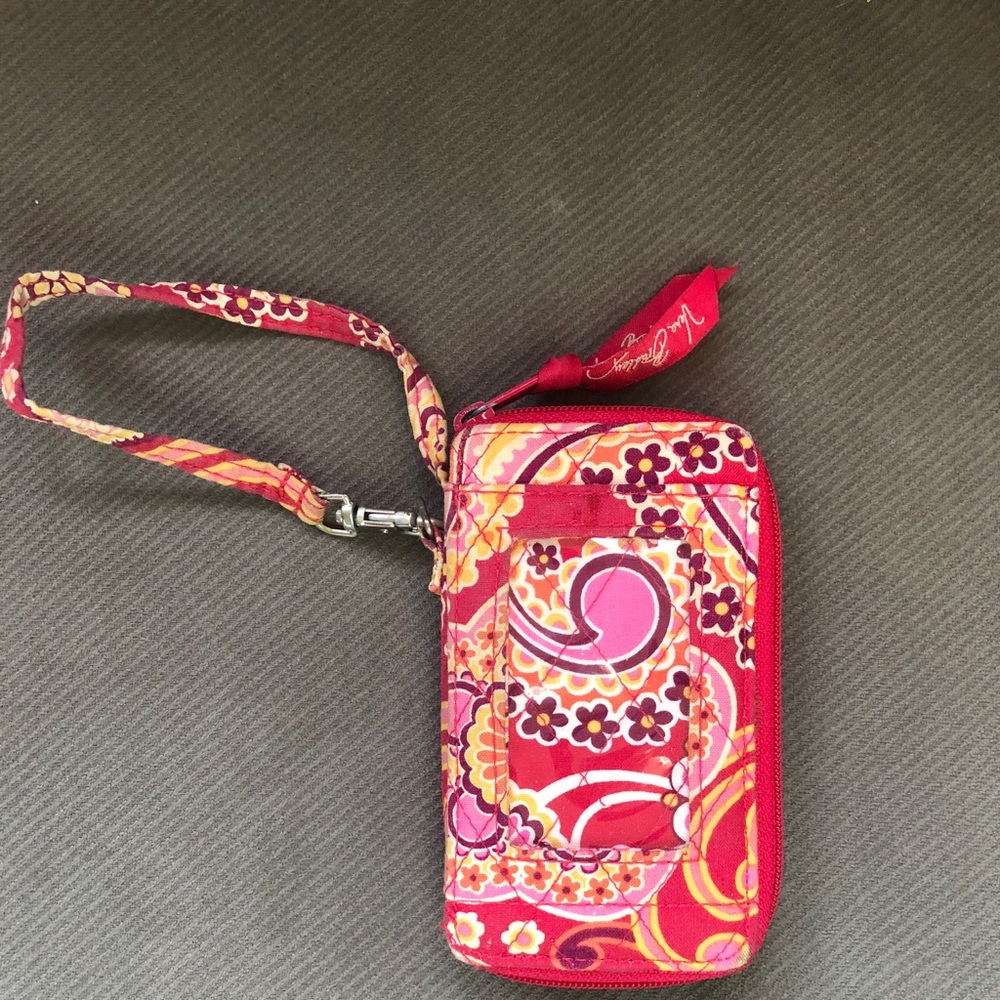 Vera Bradley Raspberry Fizz Wristlet